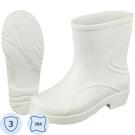 Полусапоги Виктория женские, цв.  белый ЭВА  р.38-39