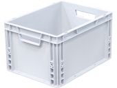 Ящик п/п 400х300х220 сплошной, усиленное дно, цв. серый Ящик п/п 400х300х220 сплошной, усиленное дно, цв. серый