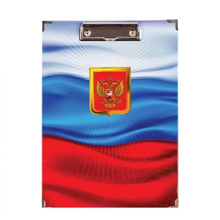 Папка-планшет A4 картонная разноцветная без крышки