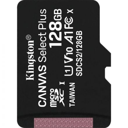Карта памяти Kingston Canvas Select Plus microSDXC UHS-I, SDCS2/128GBSP