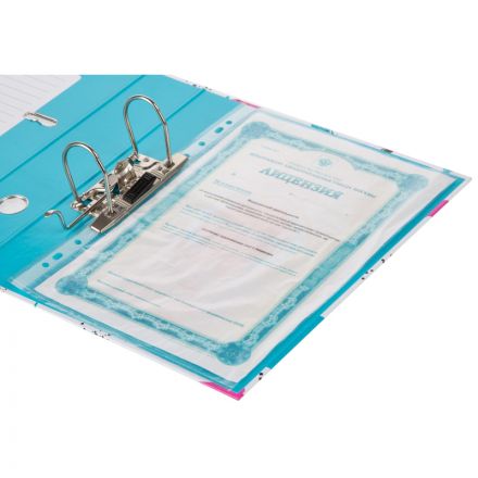 Папка-регистратор 75мм Attache Archive голуб мат лам/ лам бум б/угол Папка-регистратор 75мм Attache Archive голуб мат лам/ лам бум б/угол