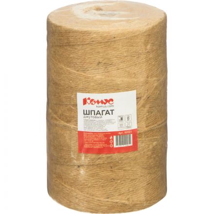 Шпагат джутовый 1200 текс (длина 900 м, 1 кг в бобине)