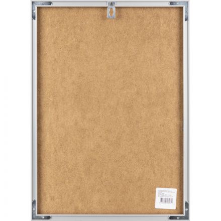 Рамка А3(30х42)ATTACHE серебро, алюминиевый багет, Рамка А3(30х42)ATTACHE серебро, алюминиевый багет,