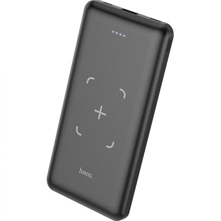 Внешний аккумулятор Hoco J50 SURF 10000mAh 5W 2A USB-A беспров.зар. черный Внешний аккумулятор Hoco J50 SURF 10000mAh 5W 2A USB-A беспров.зар. черный