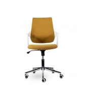 Кресло М-804 Ситро/Citro whitePL хром Ср МТ01-4/МТ70-13 (оранжевый)