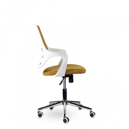 Кресло М-804 Ситро/Citro whitePL хром Ср МТ01-4/МТ70-13 (оранжевый) Кресло М-804 Ситро/Citro whitePL хром Ср МТ01-4/МТ70-13 (оранжевый)