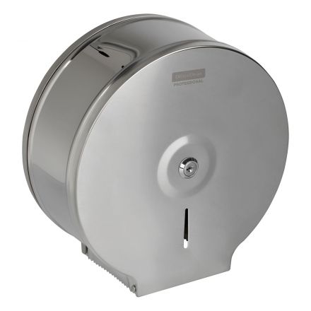 Диспенсер для туалетной бумаги OfficeClean Professional, нержавеющая сталь, глянцевое покрытие