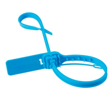 Пломбы мешковые номерные ДРАКОН-ПРО, длина рабочей части 374 мм, СИНИЕ, КОМПЛЕКТ 1000 шт., 602467