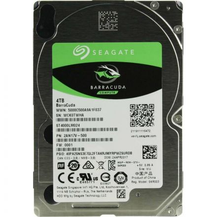 Жесткий диск Seagate 2.5 4TB (ST4000LM024) SATA 5400rpm, 128MB
