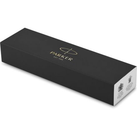 Ручка-роллер PARKER "IM Core Brushed Metal GT", серебристый матовый лак, позолота, черная, 1931663