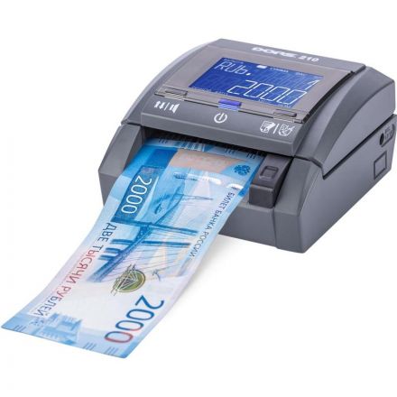 Детектор банкнот автоматический Dors 210 RUB Compact с АКБ  (iAS, CIS, МГ, ИК, УФ)
