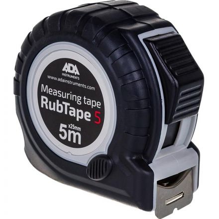 Рулетка ADA RubTape 5 5м x 25мм с фиксатором Рулетка ADA RubTape 5 5м x 25мм с фиксатором
