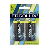 Батарейка Ergolux Alkaline 2шт/бл (LR20 BL-2, 1.5В) (11752) Батарейка Ergolux Alkaline 2шт/бл (LR20 BL-2, 1.5В) (11752)