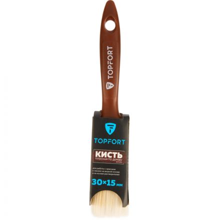 Кисть плоская по дереву TOPFORT Delicate 30х15 Кисть плоская по дереву TOPFORT Delicate 30х15