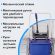 Тележка уборочная BRABIX, 2 съемных ведра 30 л, механический отжим, пластиковый каркас, фиксирующаяся ручка, 606661