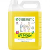 Средство для мытья посуды Synergetic Антибактериальное, Лимон 5л