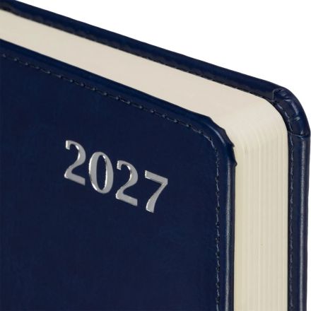 Ежедневник датированный 2027 Attache АГЕНДА А6 168л 100x150мм темно-синий