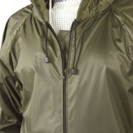 Дождевик-плащ цвета хаки на молнии многоразовый с ПВХ-покрытием, размер 52-54 (XL), рост 170-176, ГРАНДМАСТЕР, 610847 Дождевик-плащ цвета хаки на молнии многоразовый с ПВХ-покрытием, размер 52-54 (XL), рост 170-176, ГРАНДМАСТЕР, 610847