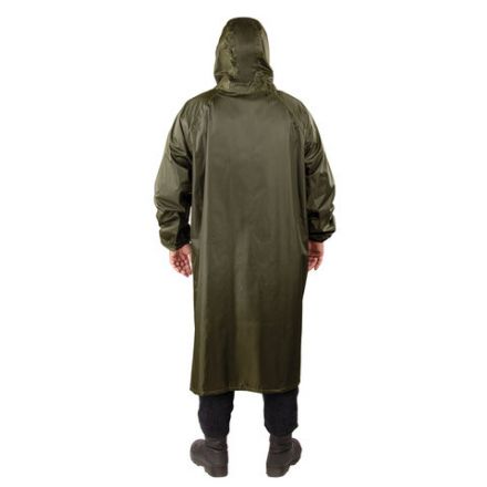 Дождевик-плащ цвета хаки на молнии многоразовый с ПВХ-покрытием, размер 52-54 (XL), рост 170-176, ГРАНДМАСТЕР, 610847 Дождевик-плащ цвета хаки на молнии многоразовый с ПВХ-покрытием, размер 52-54 (XL), рост 170-176, ГРАНДМАСТЕР, 610847