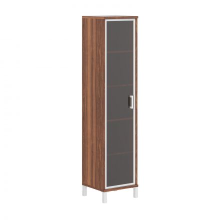 Шкаф-колонка высокая со стеклянной дверью в AL-рамке B 431.8 Орех Даллас 475х450х2054 BORN Шкаф-колонка высокая со стеклянной дверью в AL-рамке B 431.8 Орех Даллас 475х450х2054 BORN