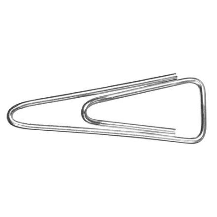 Скрепки большие 50 мм, ОФИСМАГ, никелированные, треугольные, 50 шт., в картонной коробке, 222093 Скрепки большие 50 мм, ОФИСМАГ, никелированные, треугольные, 50 шт., в картонной коробке, 222093