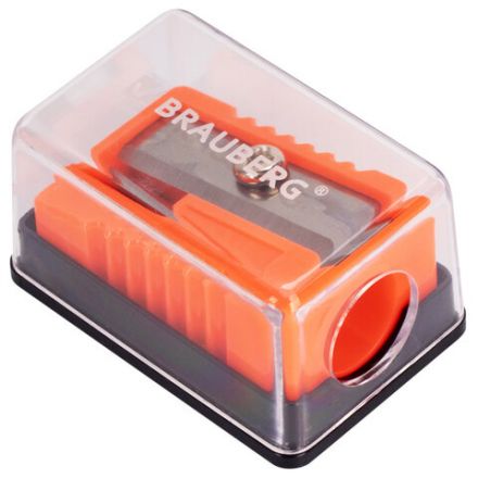 Точилка BRAUBERG "Assistant Mini", с контейнером, пластиковая, корпус ассорти, 228458 Точилка BRAUBERG "Assistant Mini", с контейнером, пластиковая, корпус ассорти, 228458