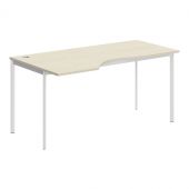 Стол эргономичный СА-1S(L) Клен*/Белый 1600х900х755 IMAGO-S Стол эргономичный СА-1S(L) Клен*/Белый 1600х900х755 IMAGO-S