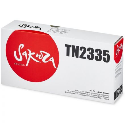 Картридж лазерный SAKURA TN2335 чер. для Brother HL-L2300DR