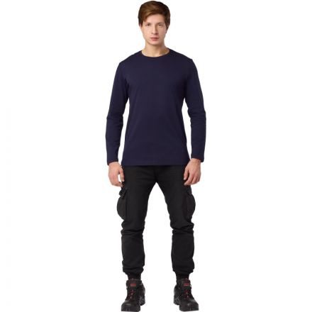 Футболка (160 г.) с длинным рукавом т.-син.(S) Футболка (160 г.) с длинным рукавом т.-син.(S)