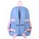 Рюкзак BRAUBERG PASTEL с термонашивками в комплекте, "Friendly bunnies", голубой, 40х29х14 см, 271423