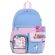 Рюкзак BRAUBERG PASTEL с термонашивками в комплекте, "Friendly bunnies", голубой, 40х29х14 см, 271423