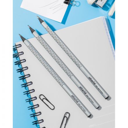 Карандаш чернографитный Attache Selection Prime,б/ласт,HB,сереб.кор.в точку Карандаш чернографитный Attache Selection Prime,б/ласт,HB,сереб.кор.в точку
