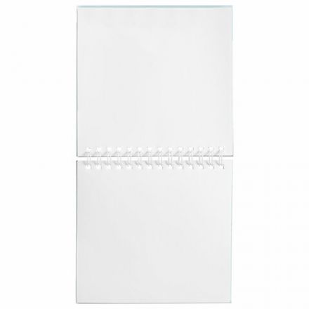 Скетчбук, белая бумага 120 г/м2 195х195 мм, 80 л., гребень, твердая обложка, BRAUBERG ART DEBUT, 112991