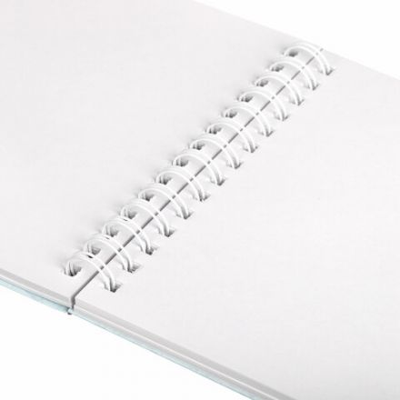 Скетчбук, белая бумага 120 г/м2 195х195 мм, 80 л., гребень, твердая обложка, BRAUBERG ART DEBUT, 112991