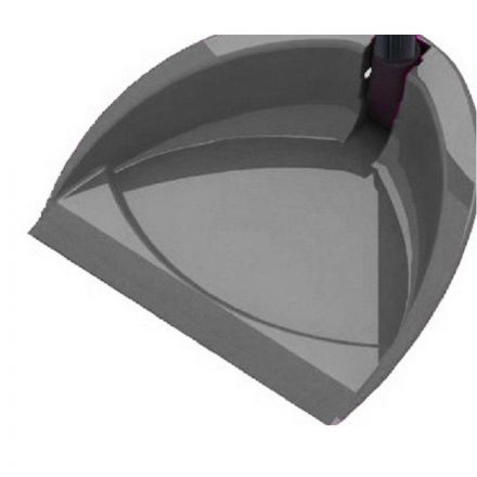 Совок для мусора Svip Классика пластиковый (ширина рабочей части 24 см, длина ручки 80 см)