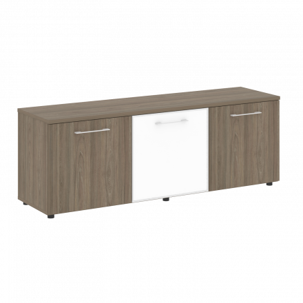 Yalta Тумба модульная LT.TS-3.4 white Вяз/Стекло white 1642*450*580