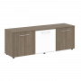Yalta Тумба модульная LT.TS-3.4 white Вяз/Стекло white 1642*450*580