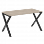 Loft Стол рабочий VR.L-SRX-3.7 Дуб аттик/Чёрный металл 1380*720*750
