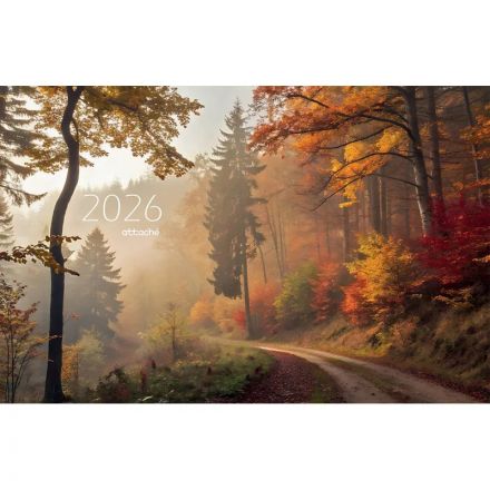 Календарь настенный 3-х блочный 2026 Attache, 305х675, Осень, 80г