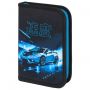 Пенал BRAUBERG с наполнением, 1 отделение, 1 откидная планка, 24 предмета, 21х14 см, "Night race", 272352 Пенал BRAUBERG с наполнением, 1 отделение, 1 откидная планка, 24 предмета, 21х14 см, "Night race", 272352