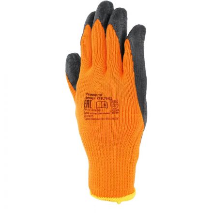 Перчатки защитные акриловые со всп.латекс утепленные р-р унив Перчатки защитные акриловые со всп.латекс утепленные р-р унив