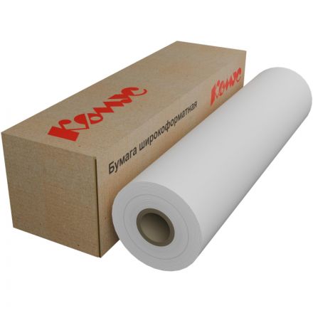 Бумага широкоформатная InkJet 80г 610ммх100м 50,8мм