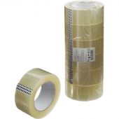 Клейкая лента упаковочная 48мм х 132м, прозрачный, 43мкм, 6 шт/уп Клейкая лента упаковочная 48мм х 132м, прозрачный, 43мкм, 6 шт/уп