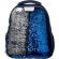 Ранец №1School Sparkle Blue,эргоном. спинка, двусторонние пайетки