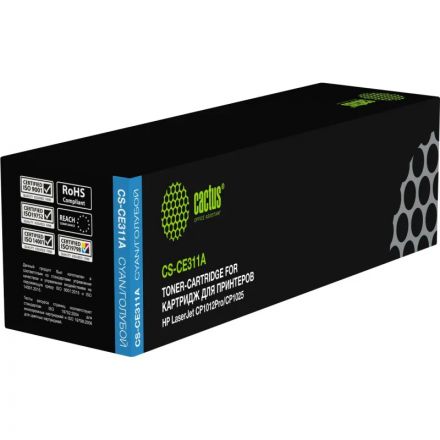 Картридж лазерный Cactus CS-CE311A CE311A гол. для HP CP1025/100, M275 Картридж лазерный Cactus CS-CE311A CE311A гол. для HP CP1025/100, M275