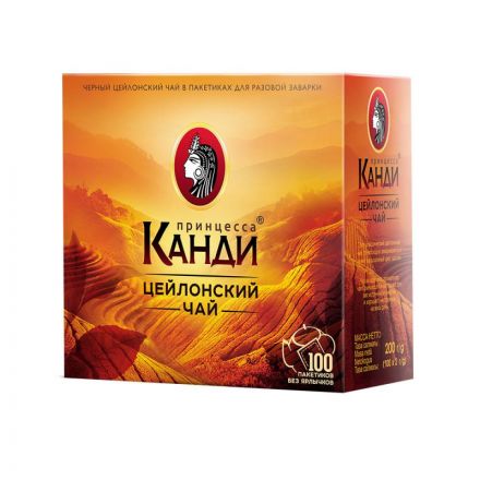 Чай Принцесса Канди черный, 100пак 0212-15