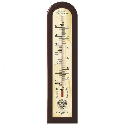 ТермометрST 05937 коричневый комнатный спиртовой махагон