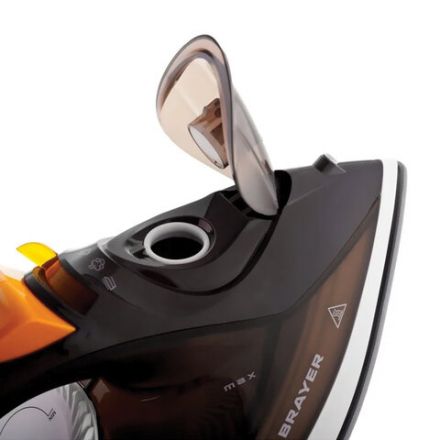 Утюг BRAYER BR4003, 2400 Вт, керамическое покрытие, самоочистка, антикапля, антинакипь, автоотключение, коричневый Утюг BRAYER BR4003, 2400 Вт, керамическое покрытие, самоочистка, антикапля, антинакипь, автоотключение, коричневый