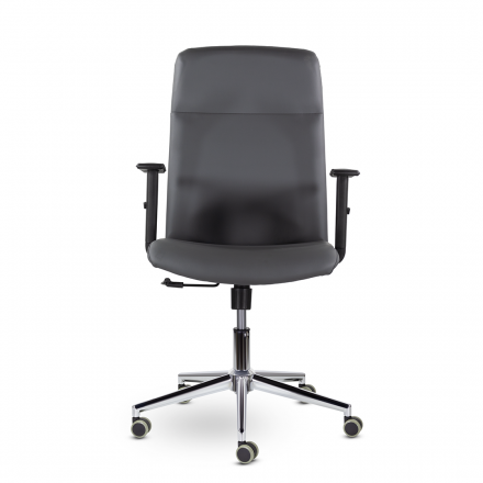 Кресло М-903 Софт хром Ср S-0422 (темно-серый)