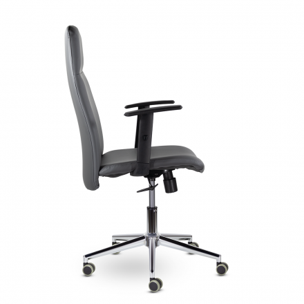 Кресло М-903 Софт хром Ср S-0422 (темно-серый)